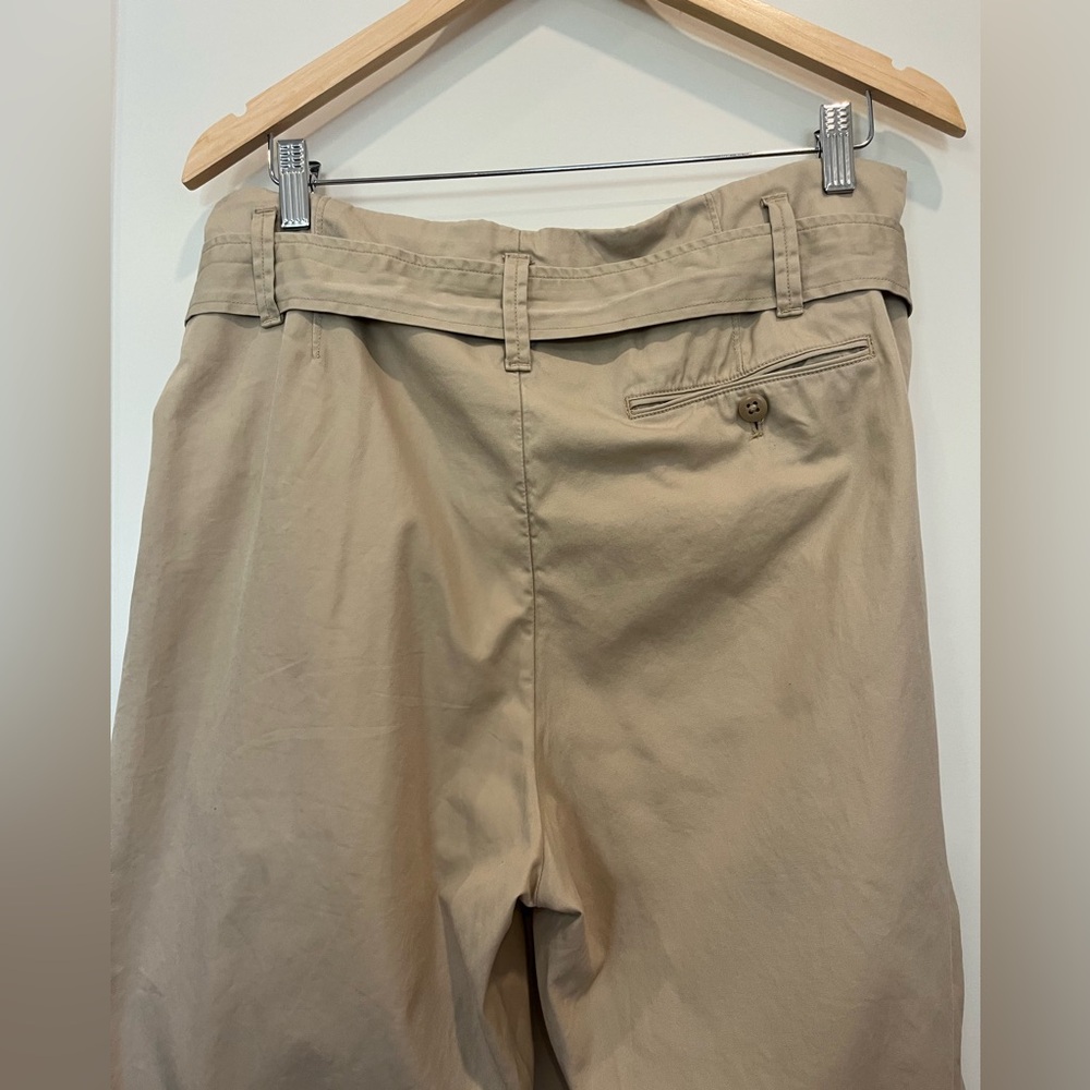 POLO RALPH LAUREN tan/beige Belted Twill Featherweight Safari Western pants sz 8 - Picture 11 of 15